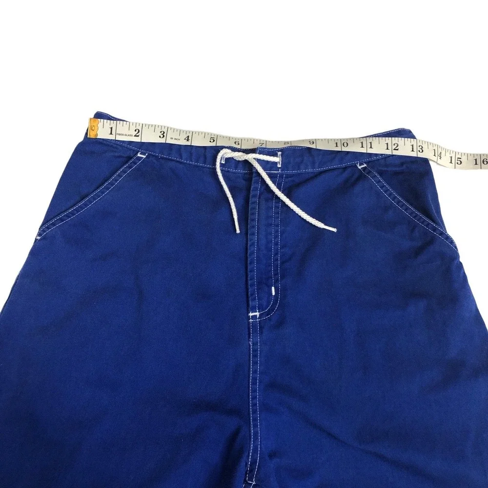Vintage Y2K Looney Tunes Tweety Bird Bermuda Shorts Girls XL Blue Embroidered